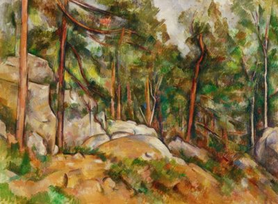 Waldinneres von Paul Cézanne